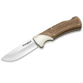 Boker Brand folding pocket knife Woodcraft stainless steel 440A wooden handle