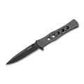 Coltello tascabile BOKER Urban Tank pieghevole con lama in acciaio 440A rivestita di nero, presa sicura