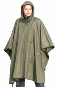 Poncho imperméable de style militaire RipStop de marque OD vert olive