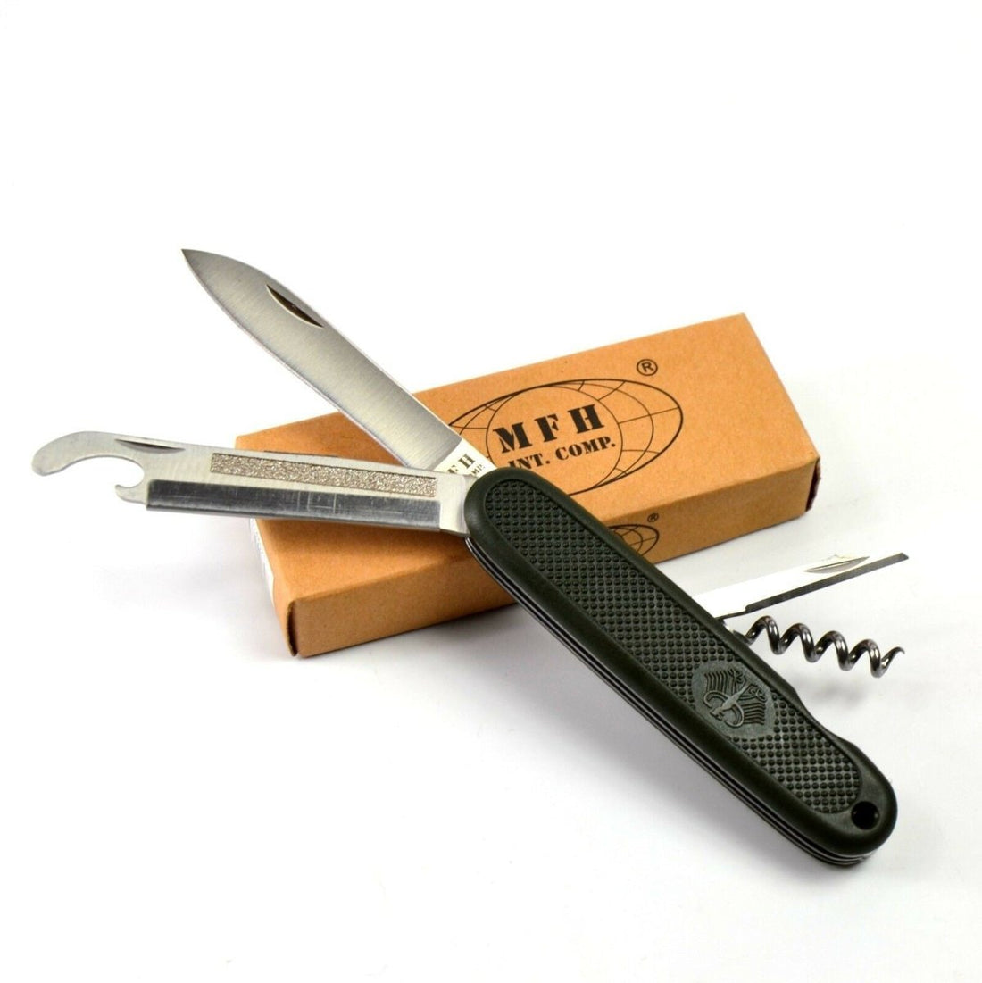 Couteau pliant de poche multi-outils de l'armée allemande BW. Couteau d'aigle de la Bundeswehr