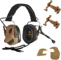 EARMOR M32X PLUS Protecteur auditif électronique Adaptateurs de rail ARC Coyote Brown