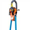 Klettertechnologie Cric Progress erfassen die Riemenscheibe Aluminium Edelstahl Orange