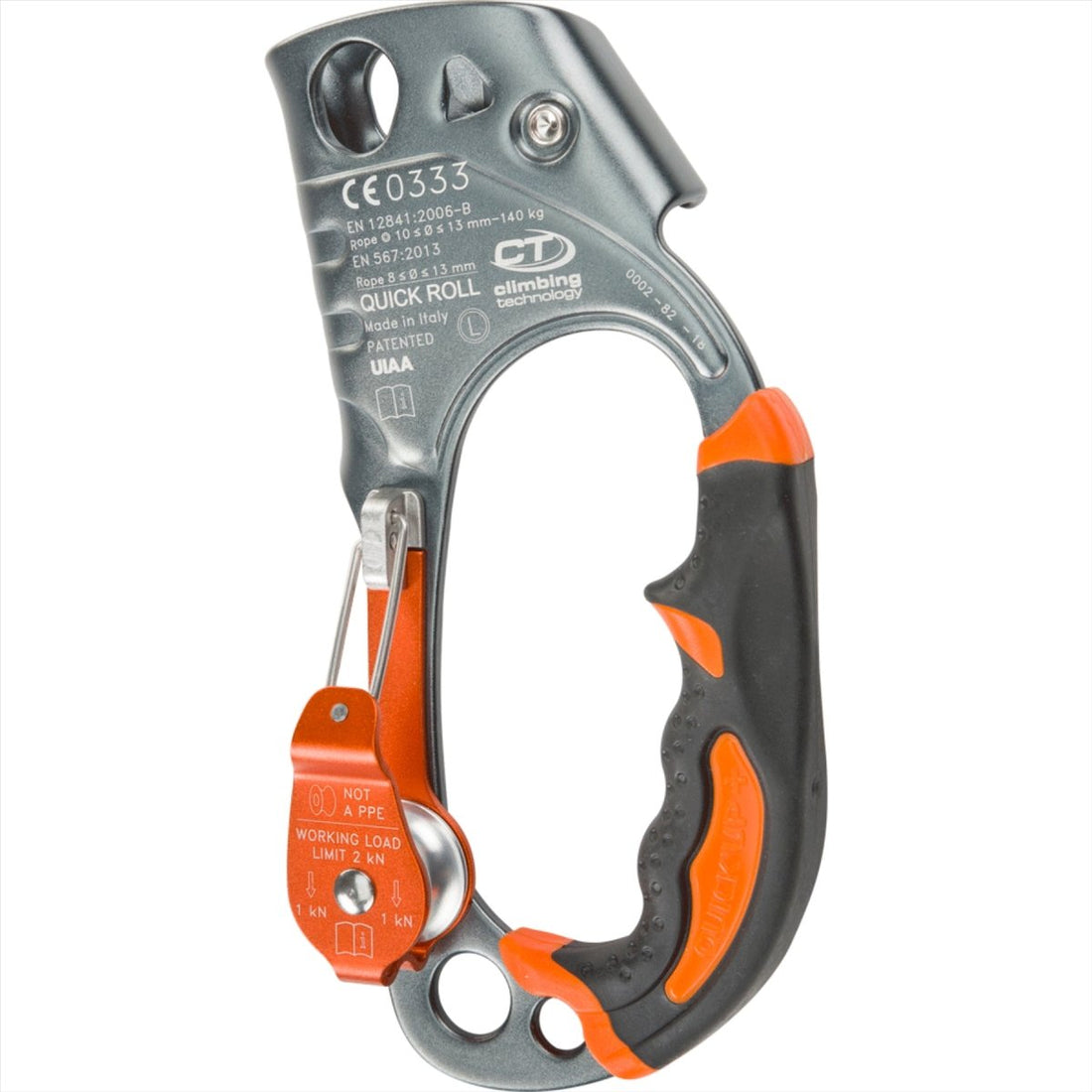 Climbing Technology QUICK ROLL Mano ascendente Puleggia integrata Corde da 8-13 mm