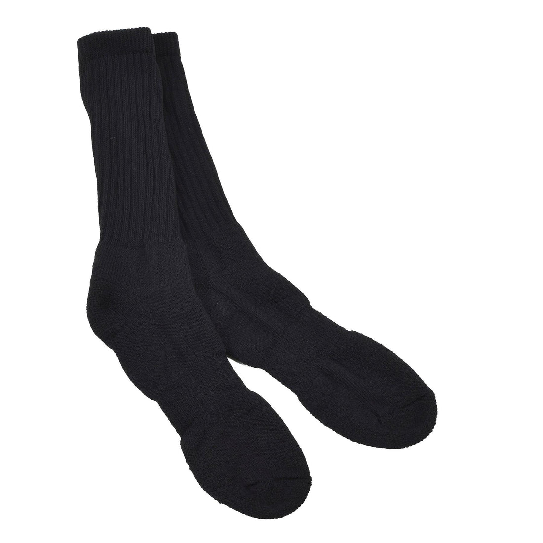 Original British Military Mid Length Socks Winter Wool Terry Sole Black