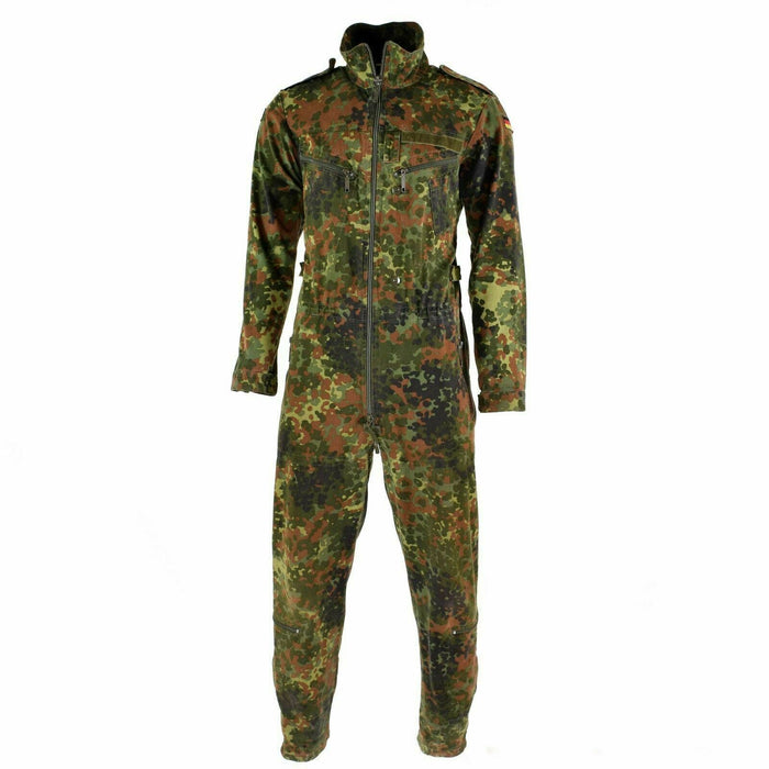 Combinaison originale de camouflage flecktarn de l'armée allemande, combinaison de combat pour tankiste - GoMilitar