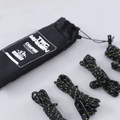 TAC MAVEN Tent Tarp Guyline Set 7 tenditori in poliestere con nucleo nero