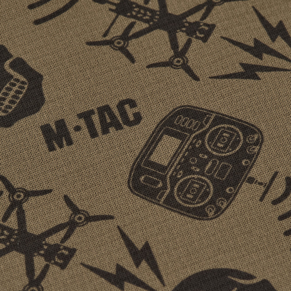 M-TAC Micropolaire Cache-Cou Drone Modèle Tactique Écharpe Extérieure Tan