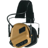 Cuffie antirumore elettroniche EARMOR M31 Plus tattiche Coyote Brown