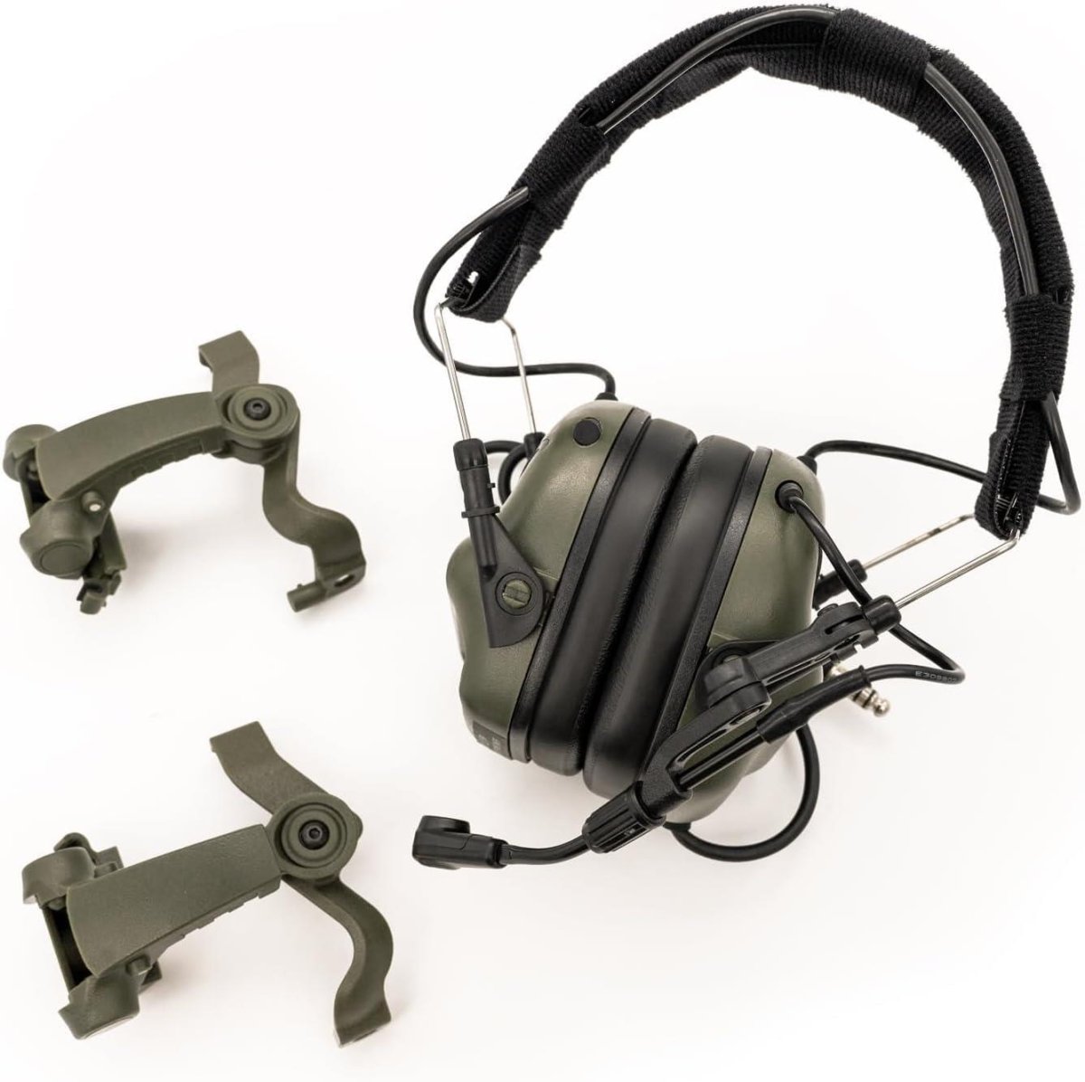 EARMOR M32X Plus Elektronischer Gehörschutz ARC Rail Headset Oliv