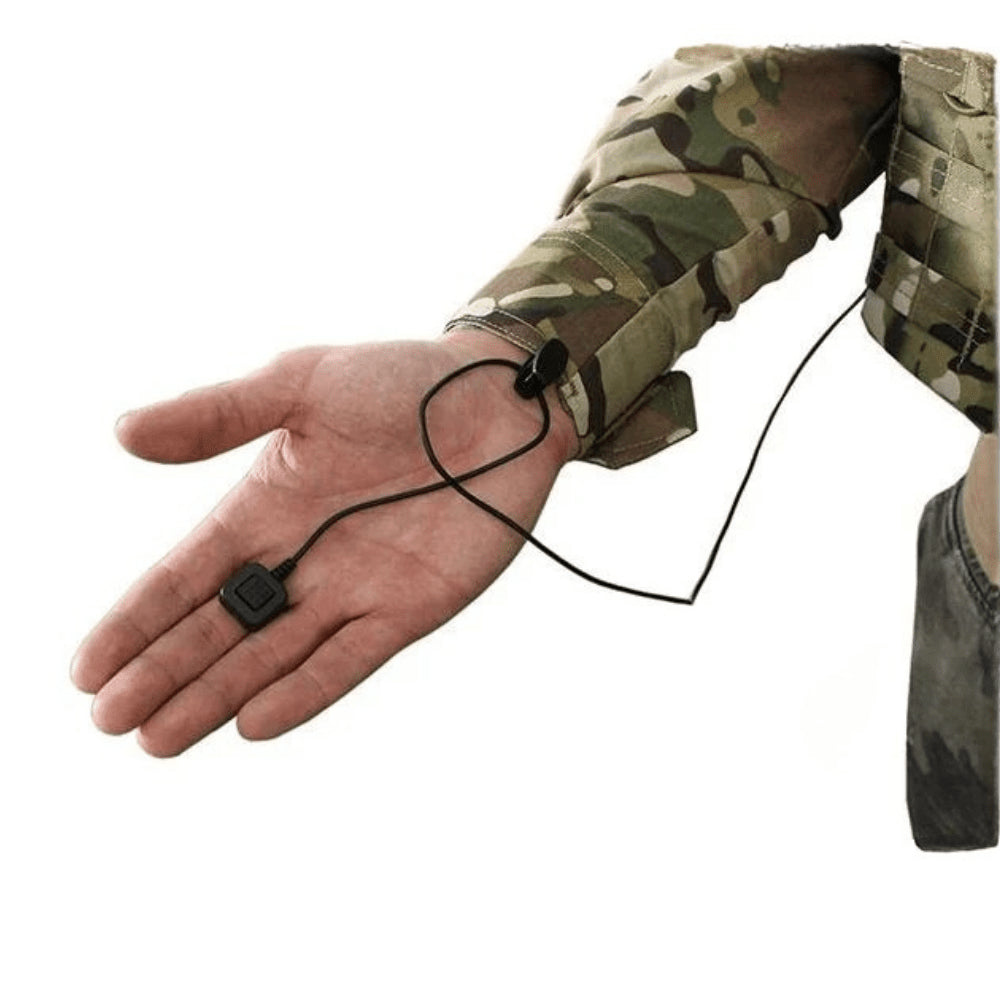 Earmor M50 doigt bouton poussoir M51 PTT tactique filaire Mini Jack câble noir