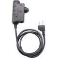Earmor M51-MID Adaptateur PTT Casque radio Midland Équipement tactique filaire Noir