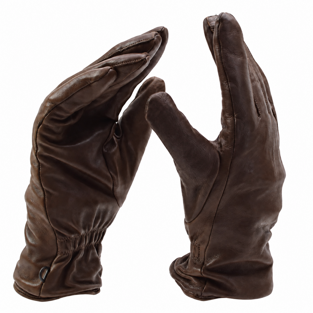 Gants en cuir militaires britanniques originaux MK II, doublure de Combat marron