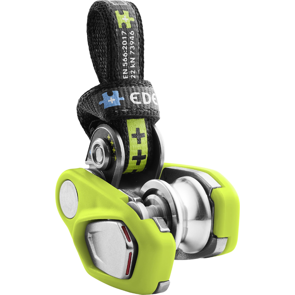Edelrid Ohmega Assistente al freno da arrampicata con puleggia 8,6–10,5 mm Rope Oasis
