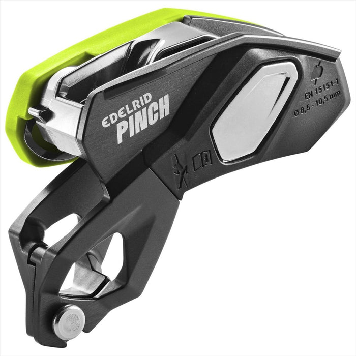 Edelrid PINCH Assisted Braking Sicherungsgerät Präzise Absenkkontrolle Grün - GoMilitar