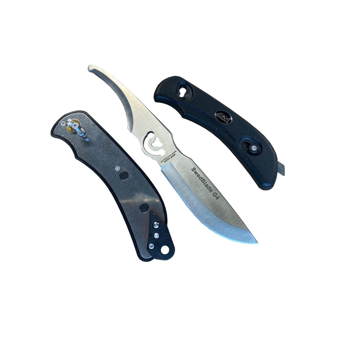 Coltello svedese swedblade nere utensile in acciaio inossidabile inossidabile a due pale in due pale