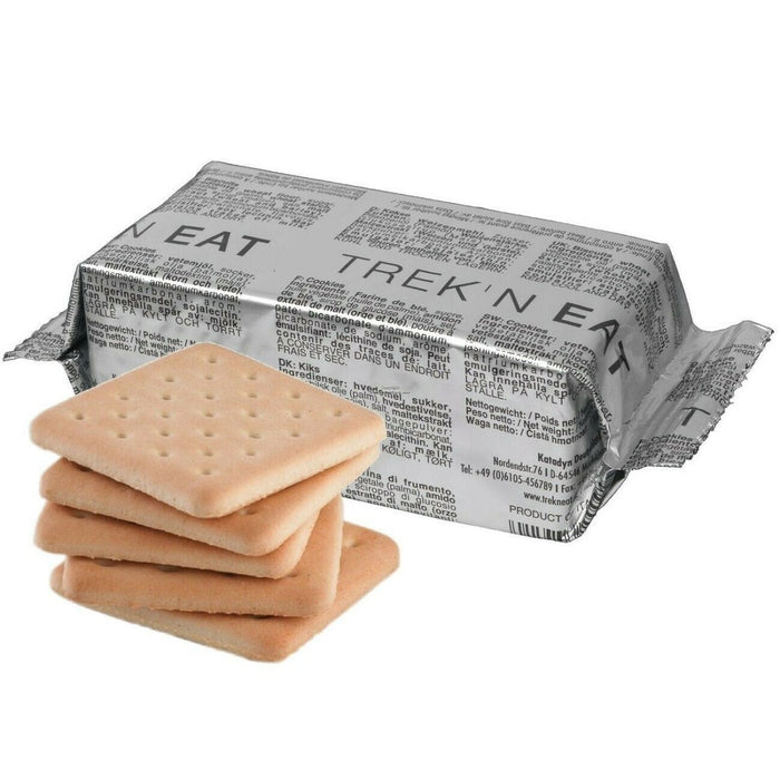 Trek'n Eat MRE Notration Army Survival Kekse 125g Packung für die Energieversorgung im Outdoor- und Wanderbereich