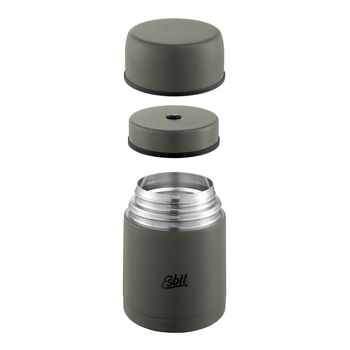 Pichet alimentaire de marque ESBIT en acier inoxydable 12 heures de rétention de la chaleur 750 ml Vert olive