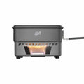ESBIT Solid Fuel Cooking Set Camping 1100ml Pot Hard Anodized Aluminum Gray