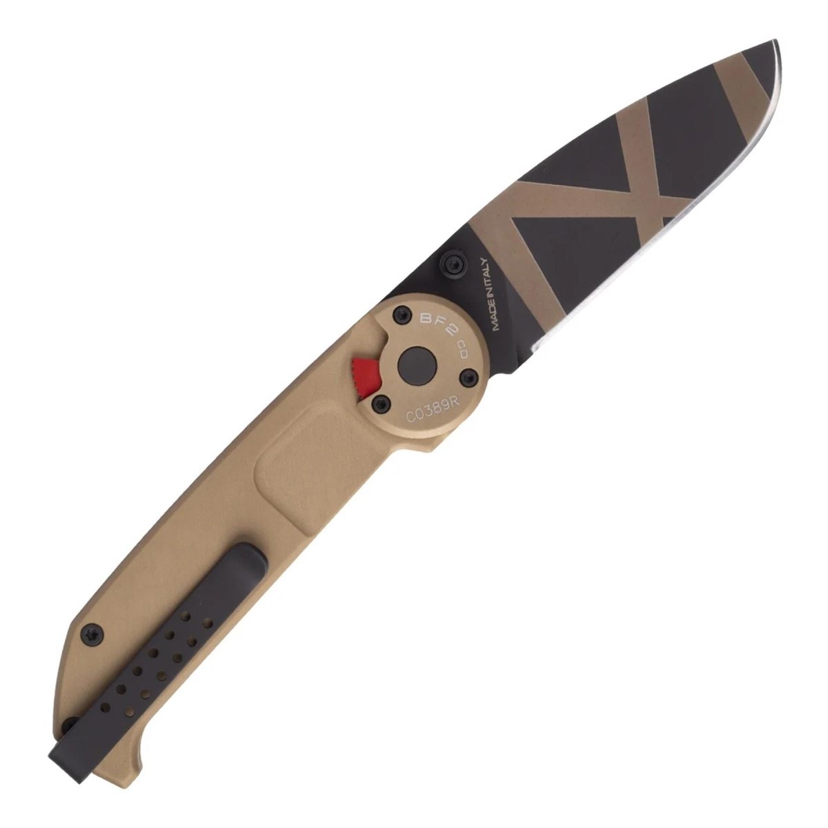 ExtremaRatio BF2 CD DESERT WARFARE taktisches Klappmesser N690 Double Liner Lock