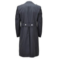 Manteau long à double boutonnage militaire original de la Bundeswehr allemande gris