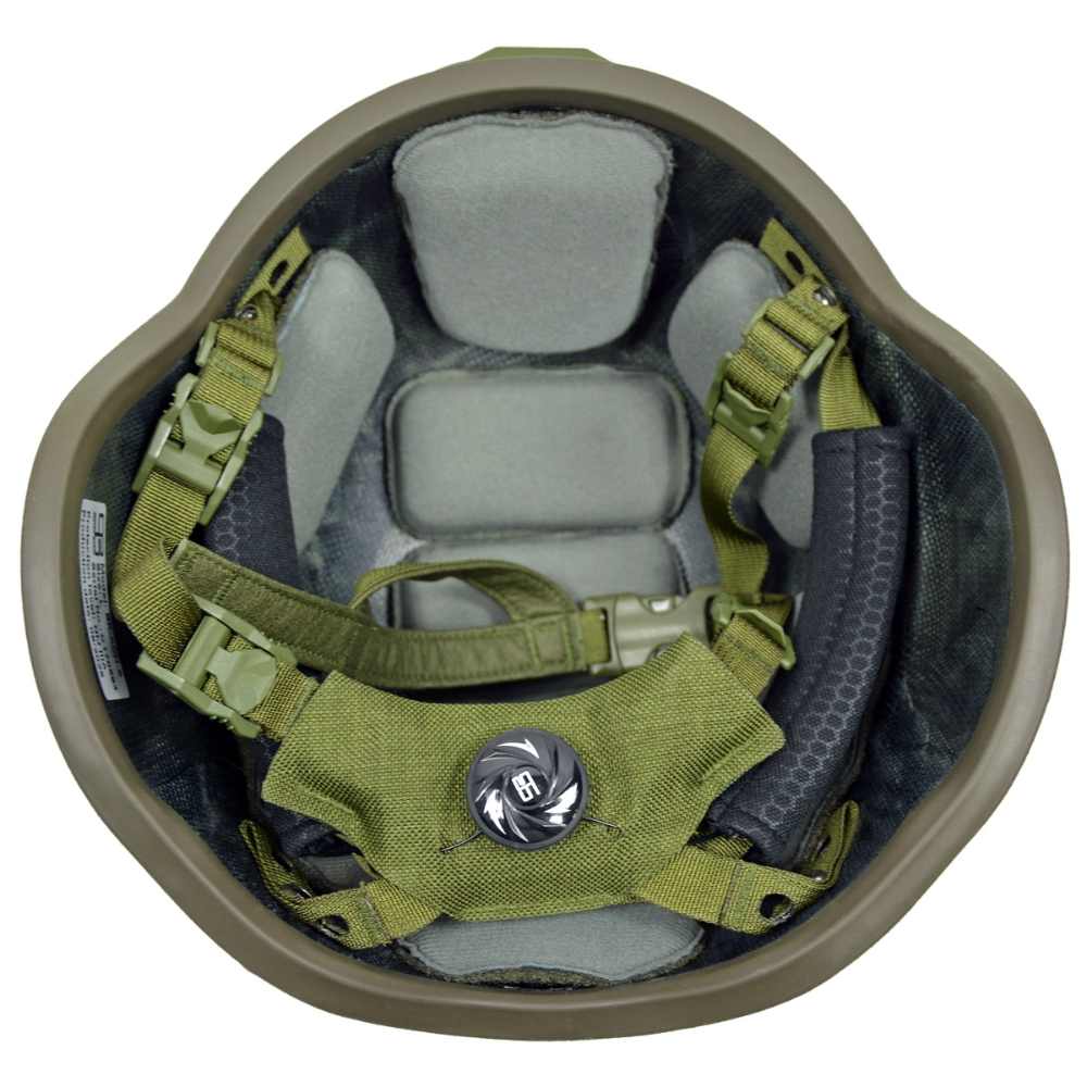 Casque balistique moderne à coupe complète Šestan-Busch BK-ACH niveau IIIA Rails latéraux NVG