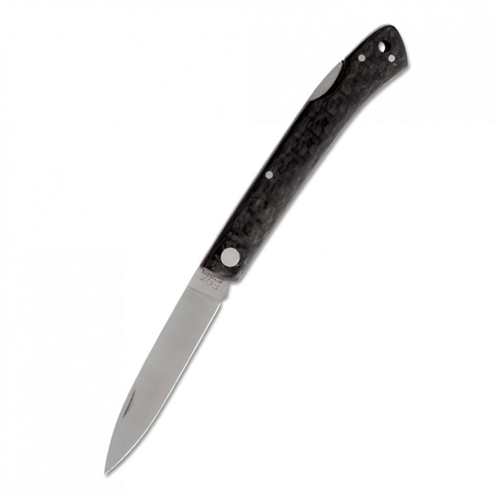 Fox Knives Brand Italy Klappmesser aus Edelstahl 440C Kohlefasergriff – GoMilitar