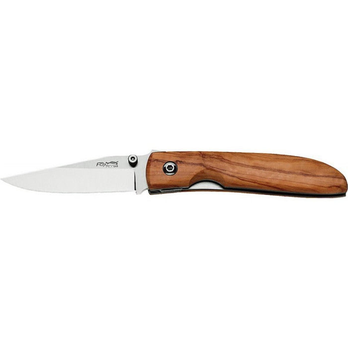 Fox Knives Brand Italy Klappmesser aus Edelstahl 440C, Griff aus Olivenholz – GoMilitar