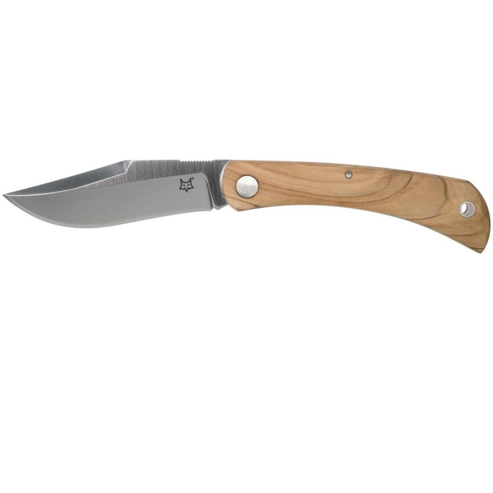 Fox Knives Marca Italia Coltello chiudibile LIBAR in acciaio inox M390 Manico in legno d'ulivo - GoMilitar