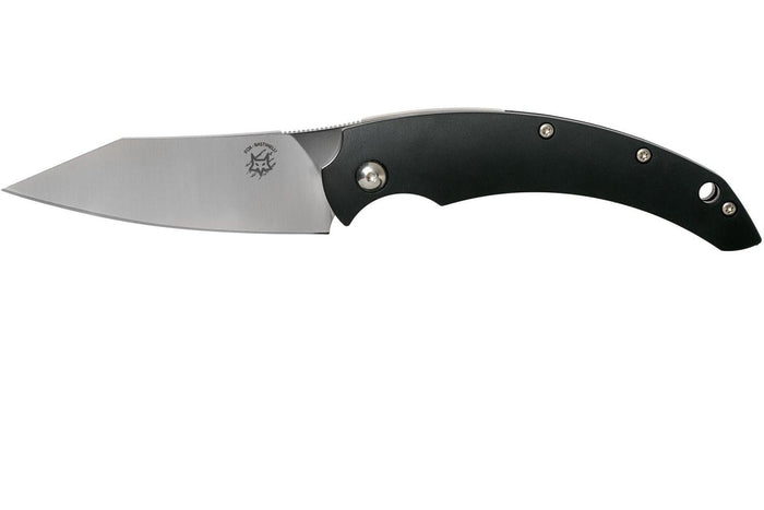 Fox Knives Brand Italy SLIM DRAGOTAC Messer mit feststehender Klinge, Edelstahl, Schwarz – GoMilitar