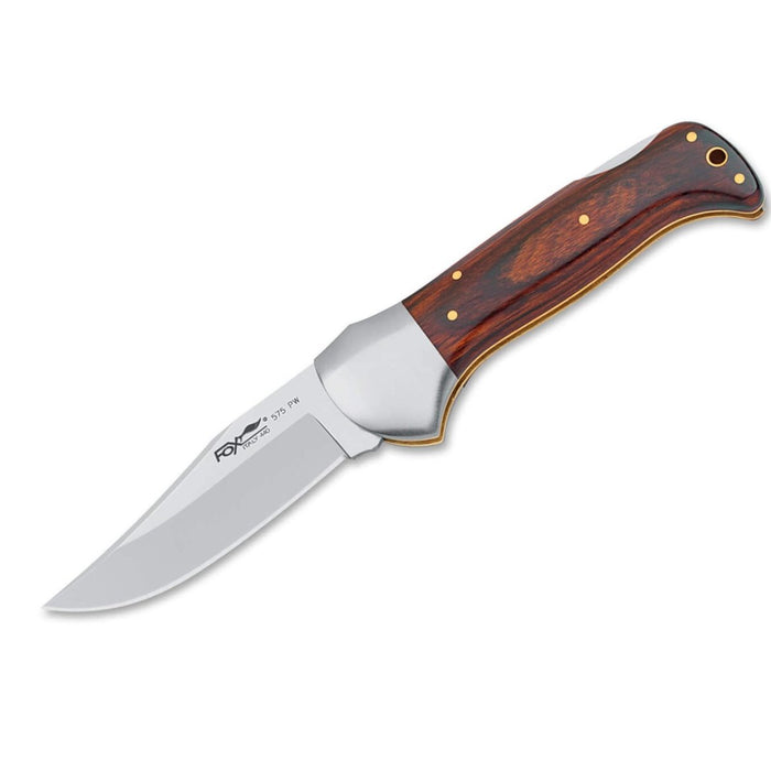 Fox Knives FOREST faltbares Taschenmesser für die Jagd und Camping, Griff aus Pakkaholz – GoMilitar