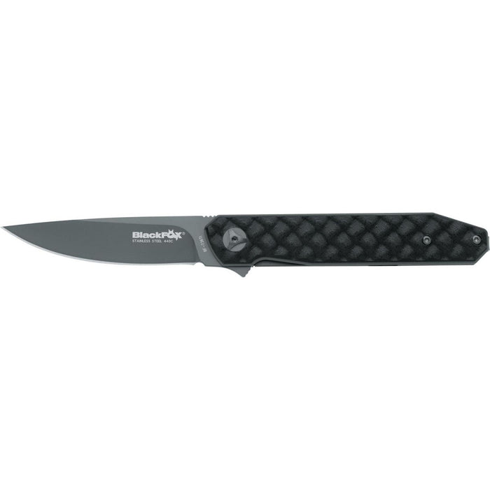 Fox Knives RELOADED faltbares Taschenmesser, Klinge aus 440C-Stahl, titanbeschichtet, für eine lange Lebensdauer – GoMilitar