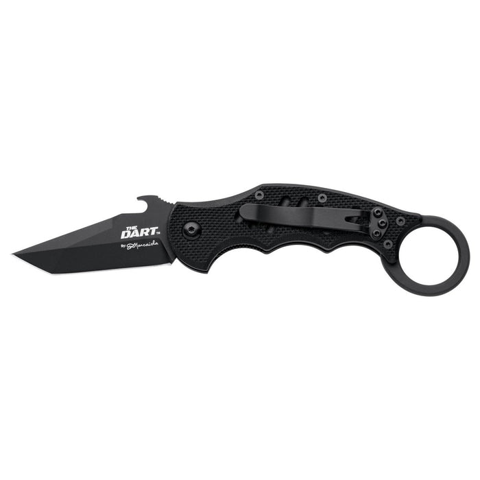 Coltello Tascabile Fox Knives THE DART Tanto in Acciaio Inox N690Co Nero idroglider - GoMilitar