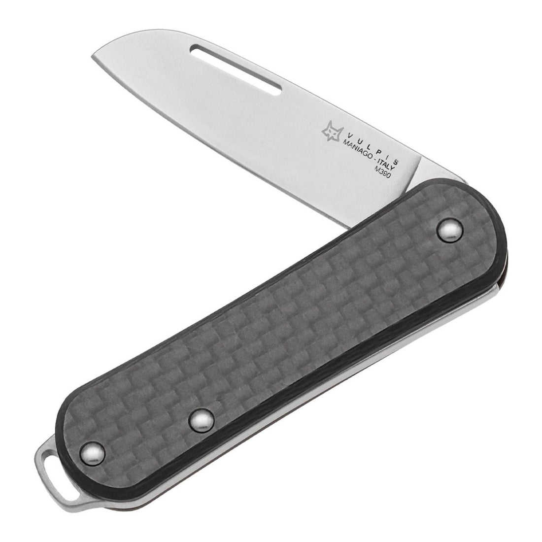 Coltello Tascabile Fox Knives VULPIS FX-VP108 CF Manico in Acciaio M390 in Fibra di Carbonio