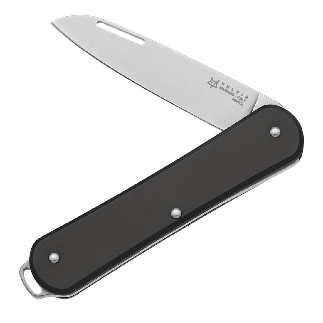 Coltello Chiudibile Fox Knives VULPIS FX-VP130 BK Acciaio Inox N690Co Nero