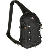 Fox Outdoor Compact Sling Umhängetasche 5L gepolsterter Riemen Polyester Schwarz