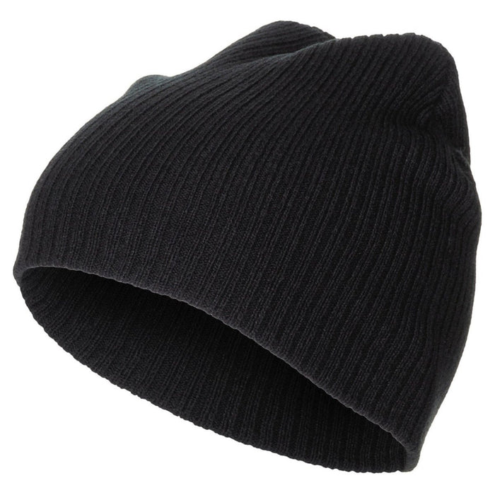 Fox Outdoor Strickmütze, extra kurz, Einheitsgröße, zweilagig, Acryl, Schwarz – GoMilitar