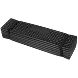 FoX Outdoor Thermo-Isomatte, faltbar, leicht, Campingmatte, Schwarz