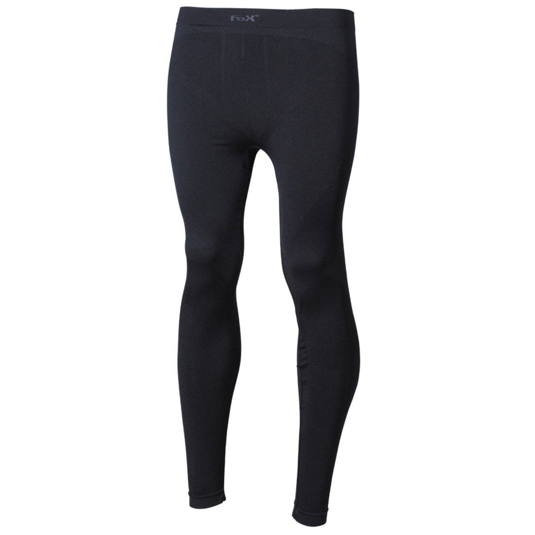 Fox Outdoor Caleçon Thermique Respirant Tissu Extensible Séchage Rapide Noir