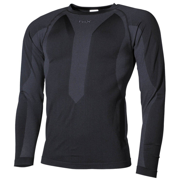 Canottiera termica Fox Outdoor Tessuto elastico traspirante Quick Dry Nero - GoMilitar