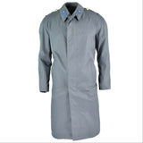 Véritable manteau de l'armée autrichienne, trench-coat militaire, veste longue grise
