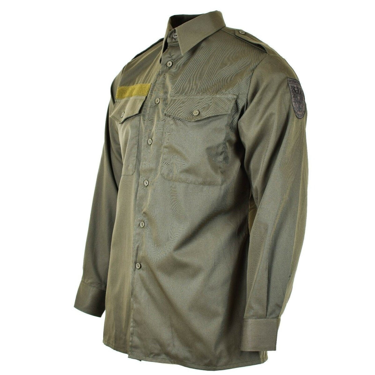 Guida camicia dell'esercito austriaco M65 O.D Combat militare a maniche lunghe BDU Nuovo