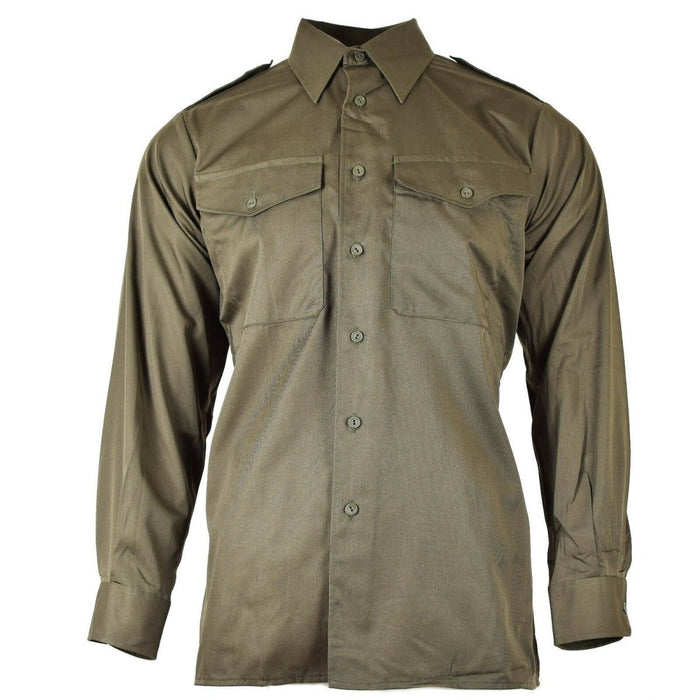 Camicia autentica dell'esercito austriaco O.D Military combat manica lunga Oliva BDU NOVITÀ - GoMilitar
