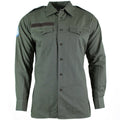 Genuine Austrian army shirt OD olive Military combat long sleeve tropic BDU NEW