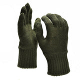 Echte belgische Militärhandschuhe, Innenhandschuhe aus Wolle, Militärüberschuss