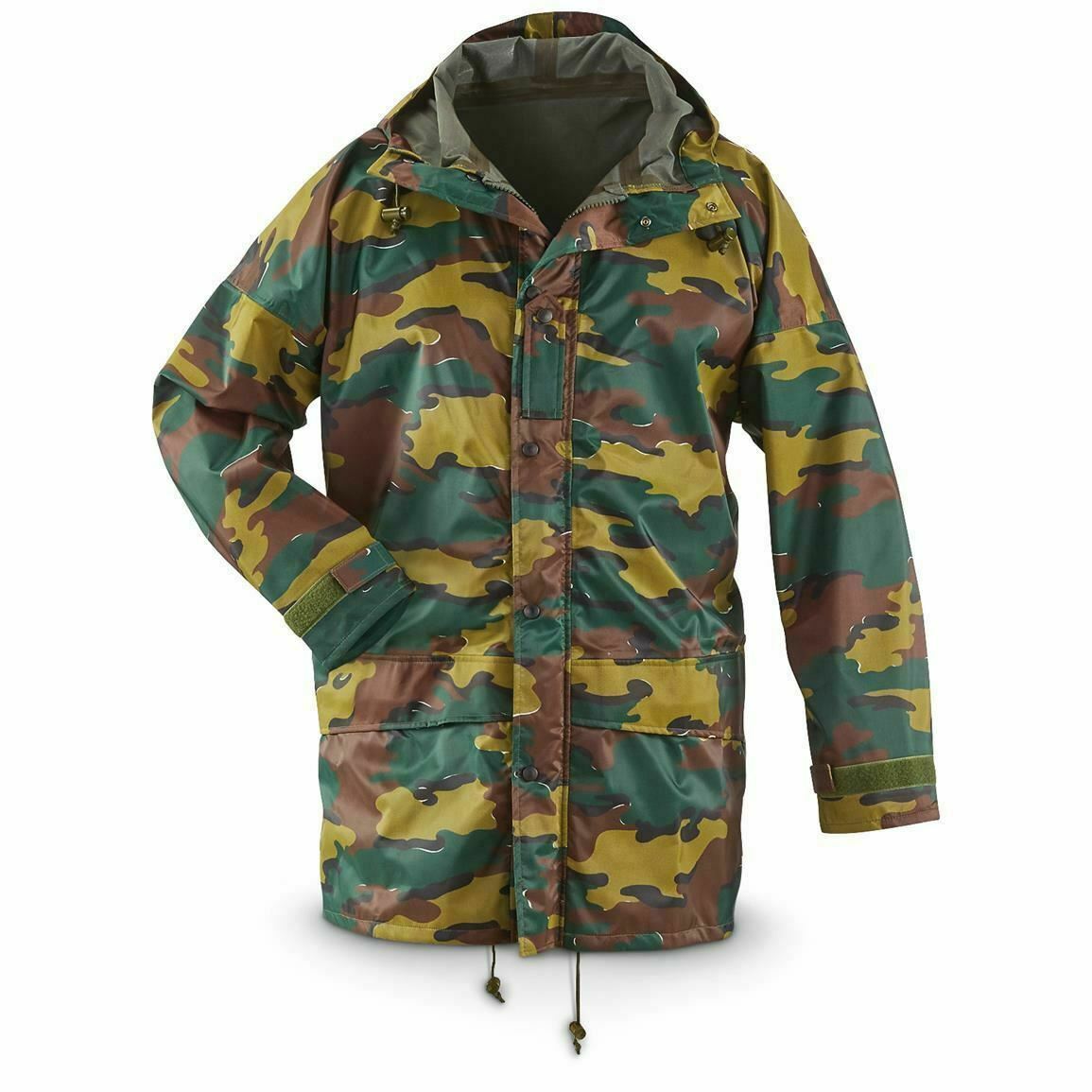 GENUINE BELGIAN ARMY WATERPROOF GORETEX SEYNTEX JACKET JIGSAW HOODED PARKA NEW
