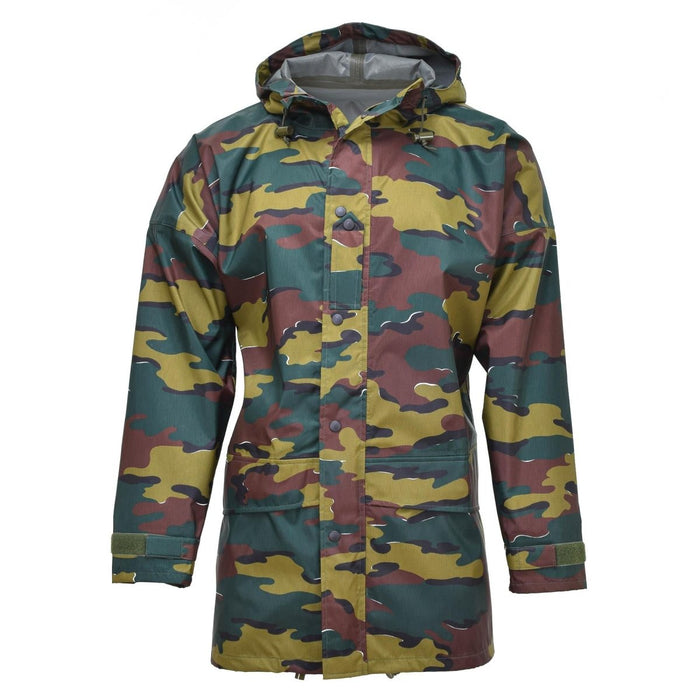 ECHTE WASSERDICHTE GORETEX-SEYNTEX-JACKE DER BELGISCHEN ARMEE PARKA MIT JIGSAW-KAPUZE NEU - GoMilitar