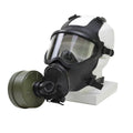 Véritable masque à gaz belge, protection respiratoire intégrale, panorama