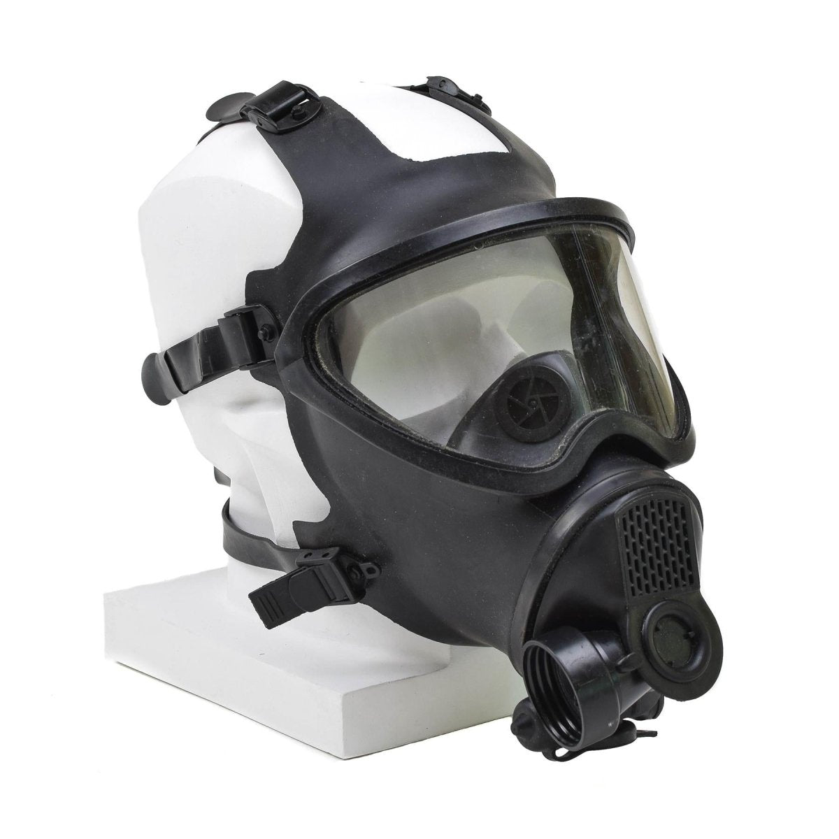 Véritable masque à gaz belge, protection respiratoire intégrale, panorama