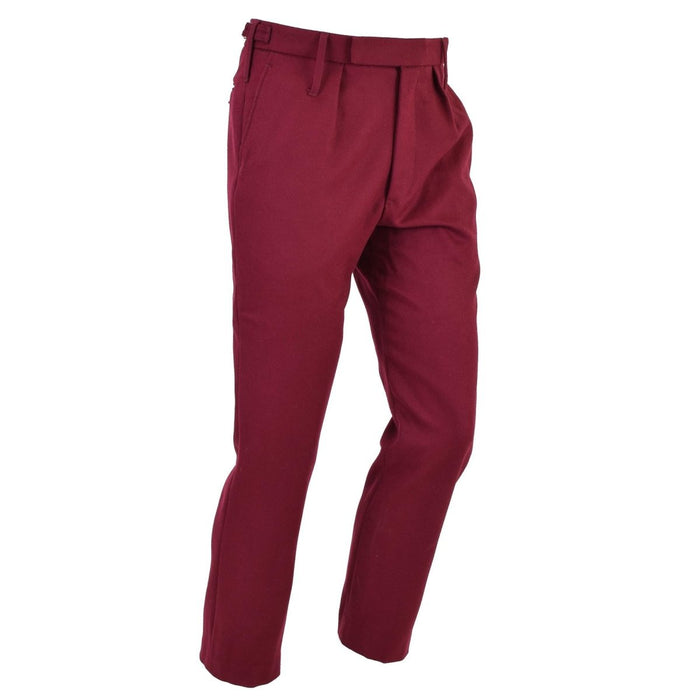 Echte Uniformhose der britischen Armee, Kleid Royale Husaren, Bordeaux-Hose – GoMilitar