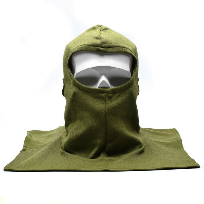 Echte britische Militär-Sturmhaube, Gesichtsmaske, taktische Kopfbedeckung, Oliv – GoMilitar